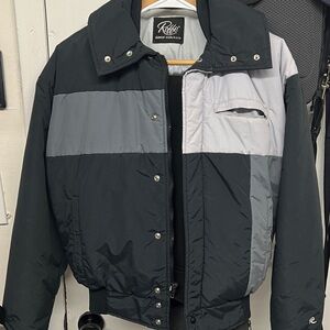 Roffe boys Two-Tone Puffer Jacket and ski pants